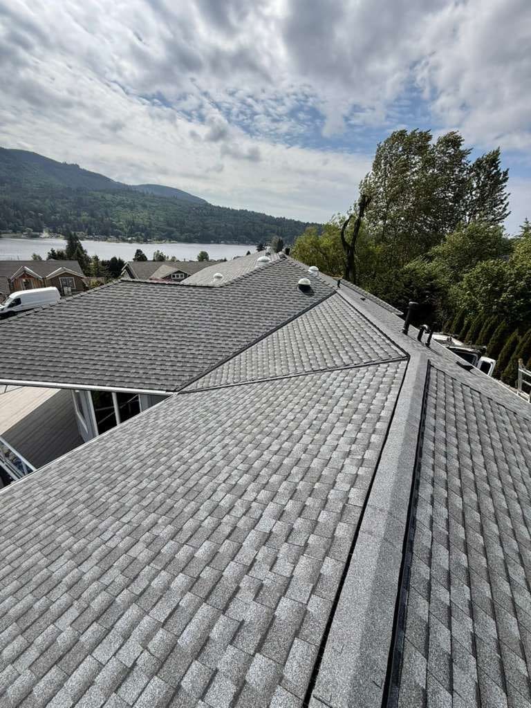 Roof Water Damage Repair, completed roof